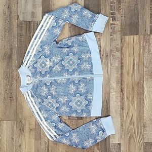 Adidas Girls Culture Clash Cropped SST Trac Jacket